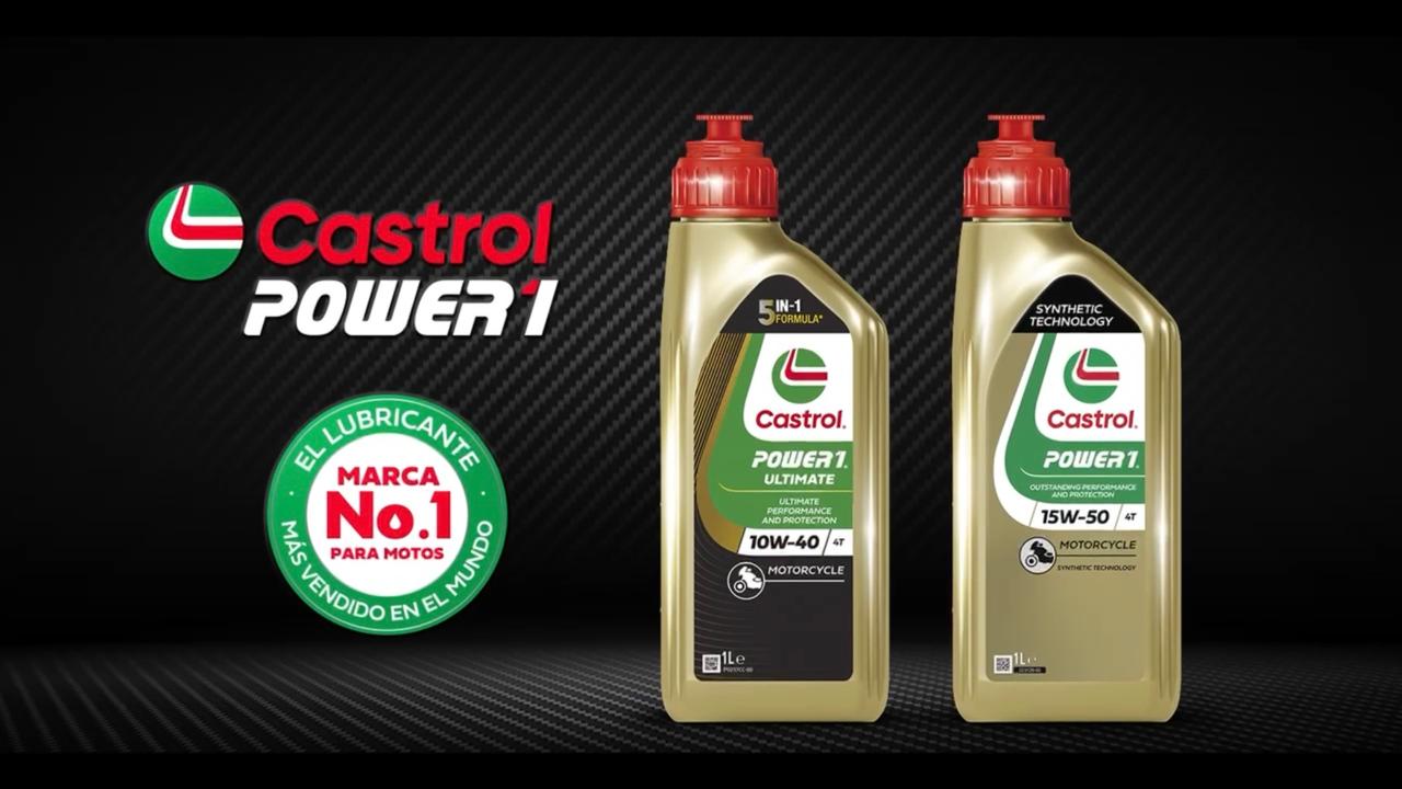 Dale oro puro a tu moto con Castrol POWER1